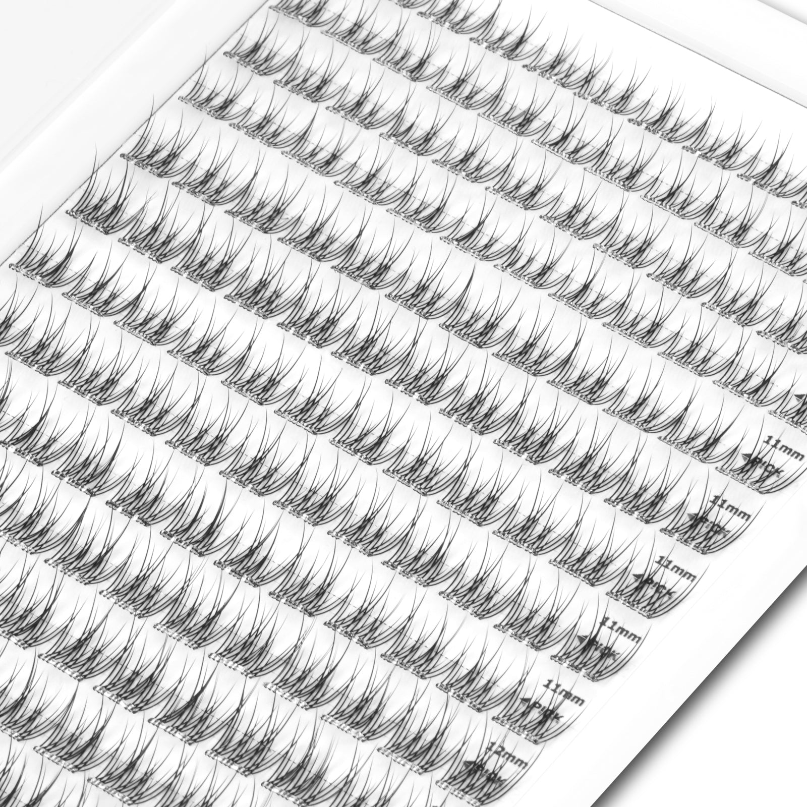 WONSIS Self Adhesive Eyelashes, 156 Pcs Self Adhesive Eyelash Clusters, No Glue Needed, Invisible Band Lash Clusters - Longer Lasting, No Sticky Residue Pre Glued Eyelashes