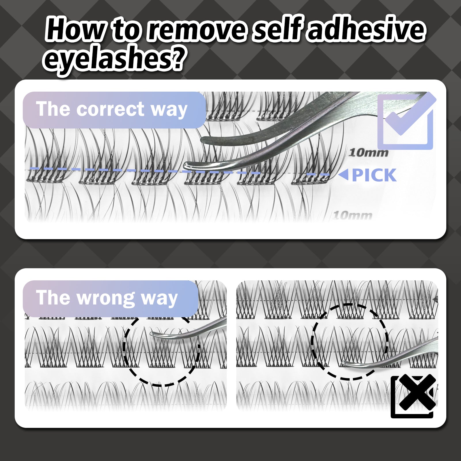 WONSIS Self Adhesive Eyelashes, 156 Pcs Self Adhesive Eyelash Clusters, No Glue Needed, Invisible Strip Tape - Longer Lasting, No Sticky Residue Pre Glued Eyelashes (Natural-Mixed)…